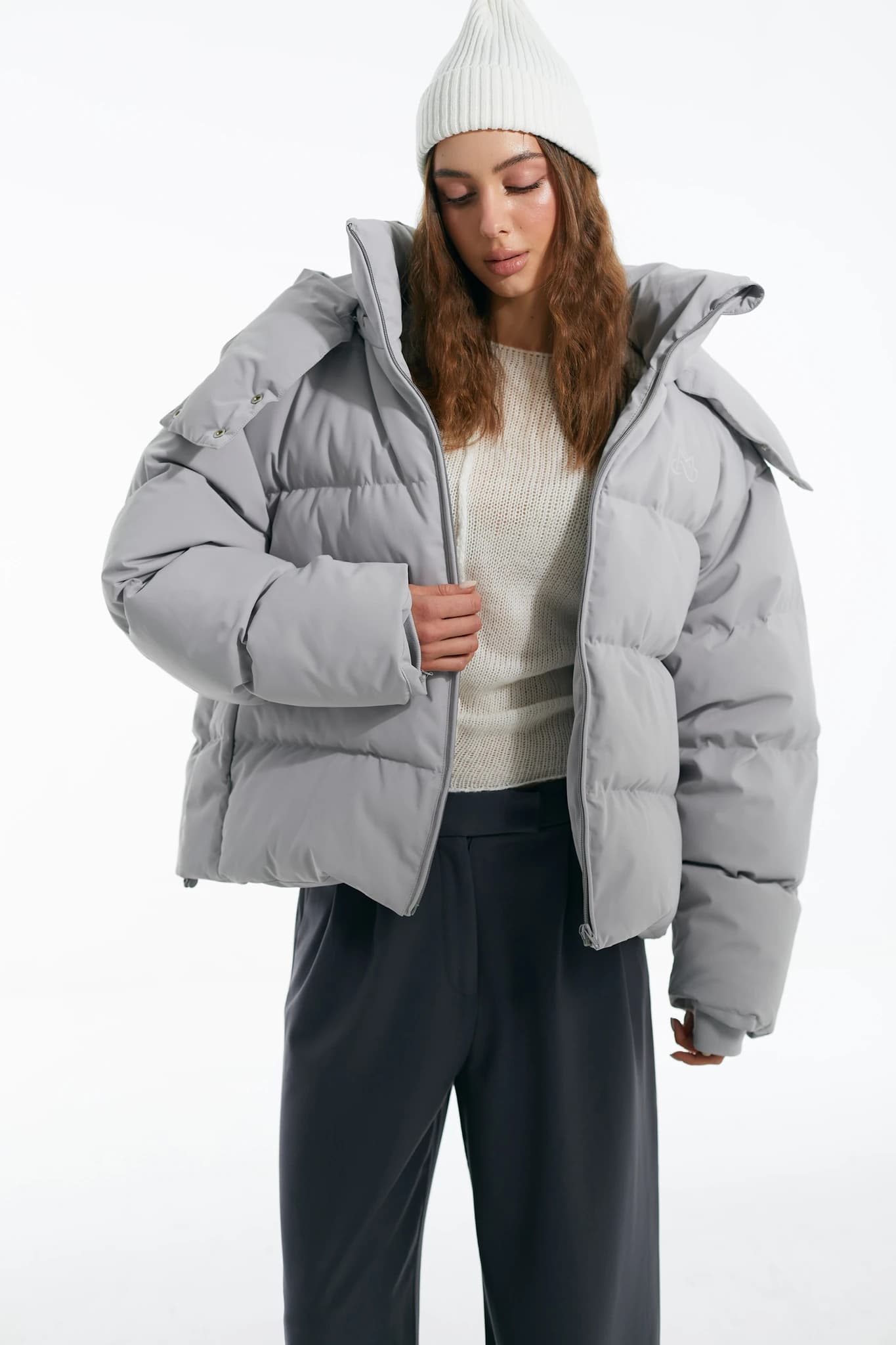 Puffer SWAN Silver Grey 6