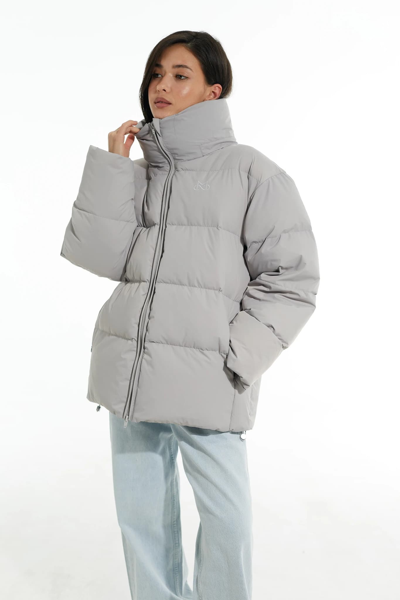 Puffer SWAN Jet Long Light Grey 4