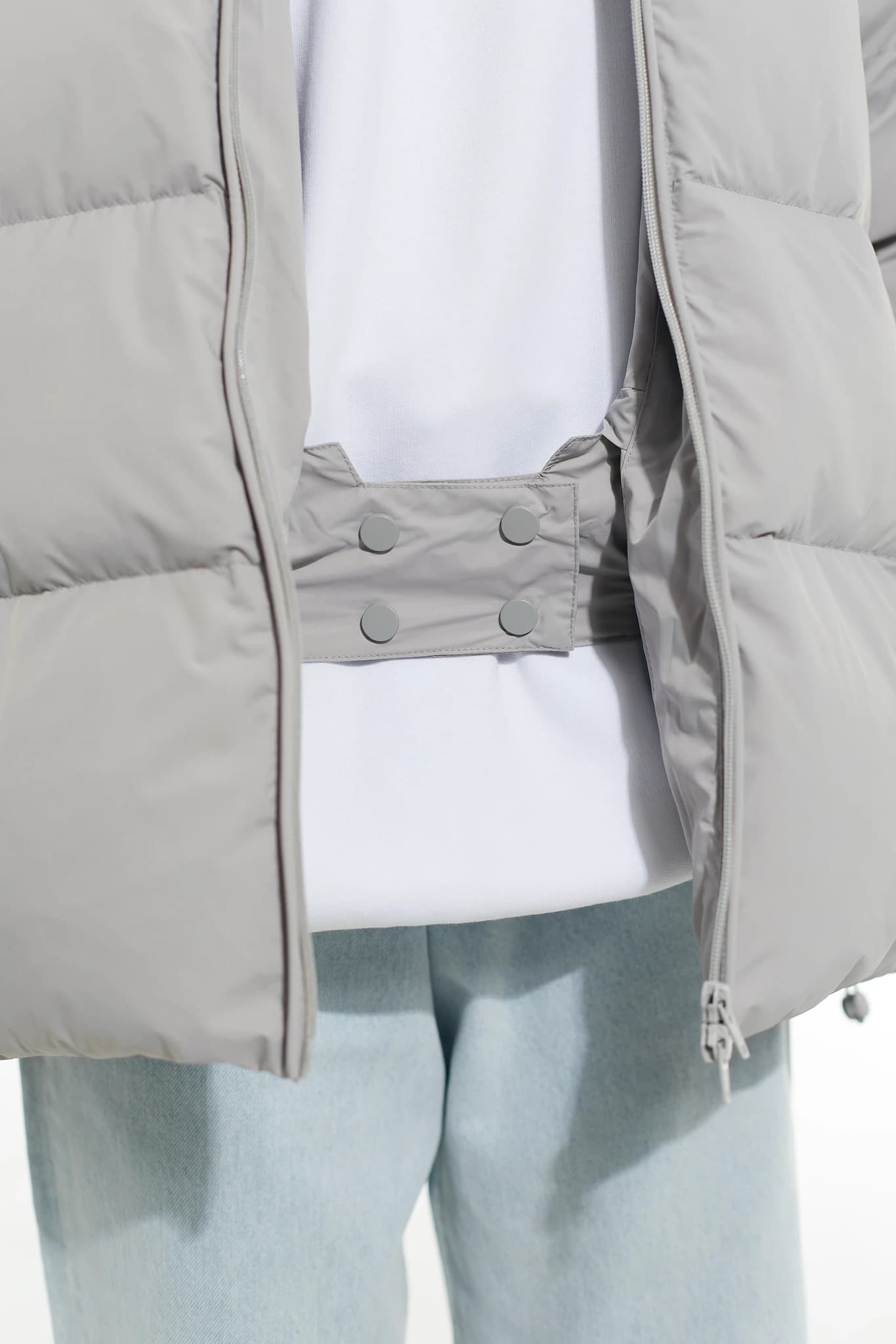 Puffer SWAN Jet Long Light Grey 5