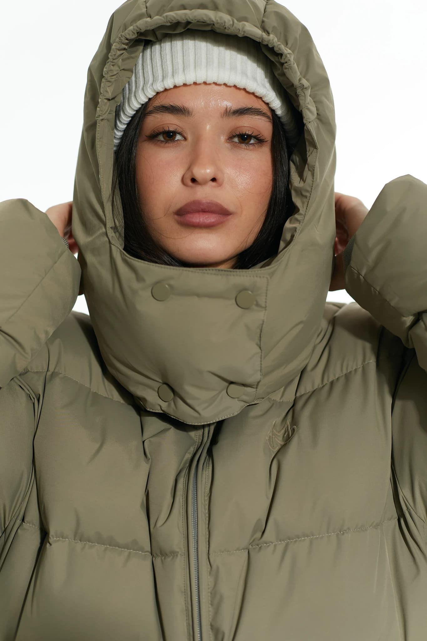 Puffer SWAN Jet Long Olive Green 6