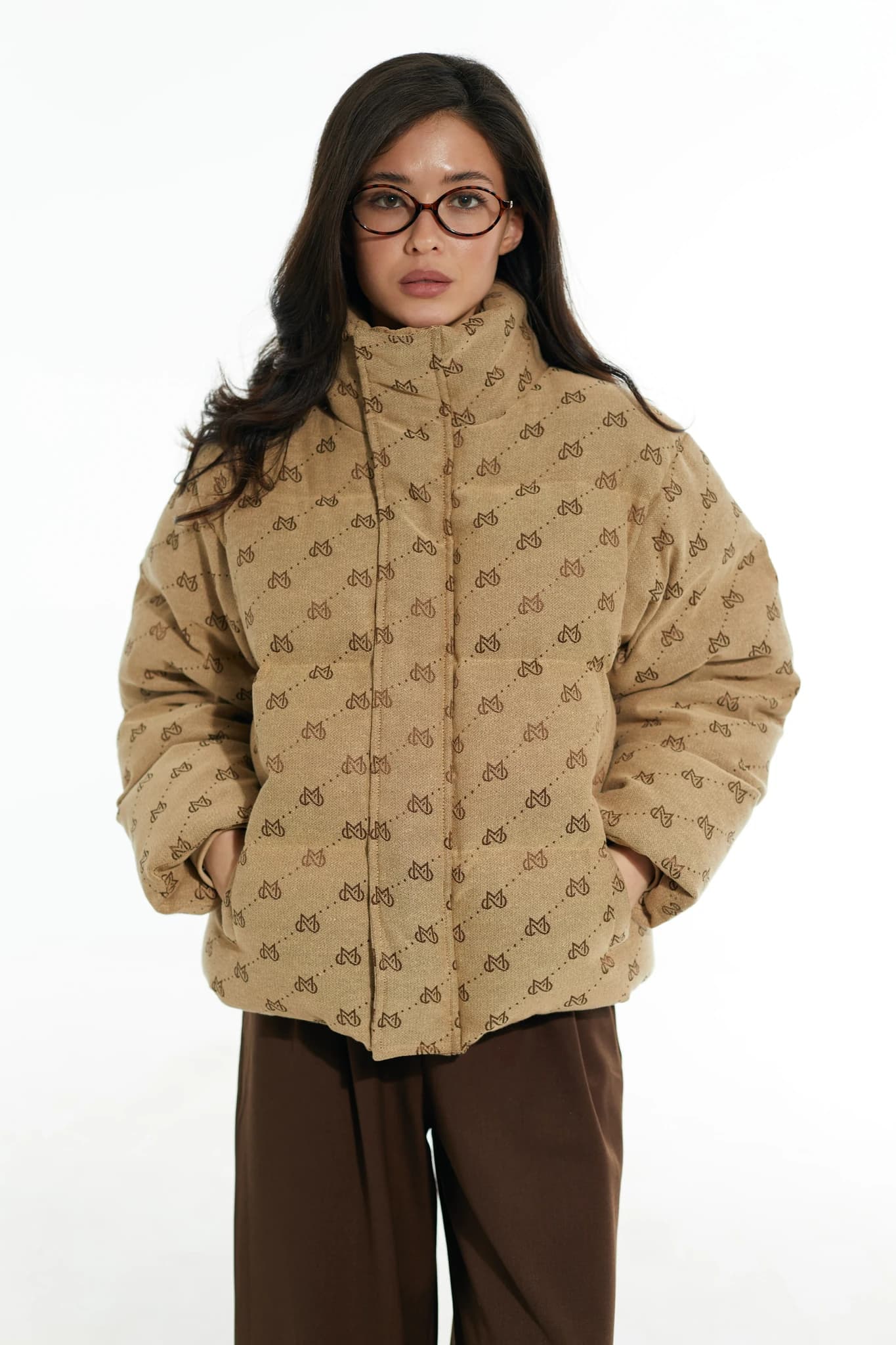 Jacket MS LOGO Beige V2 4