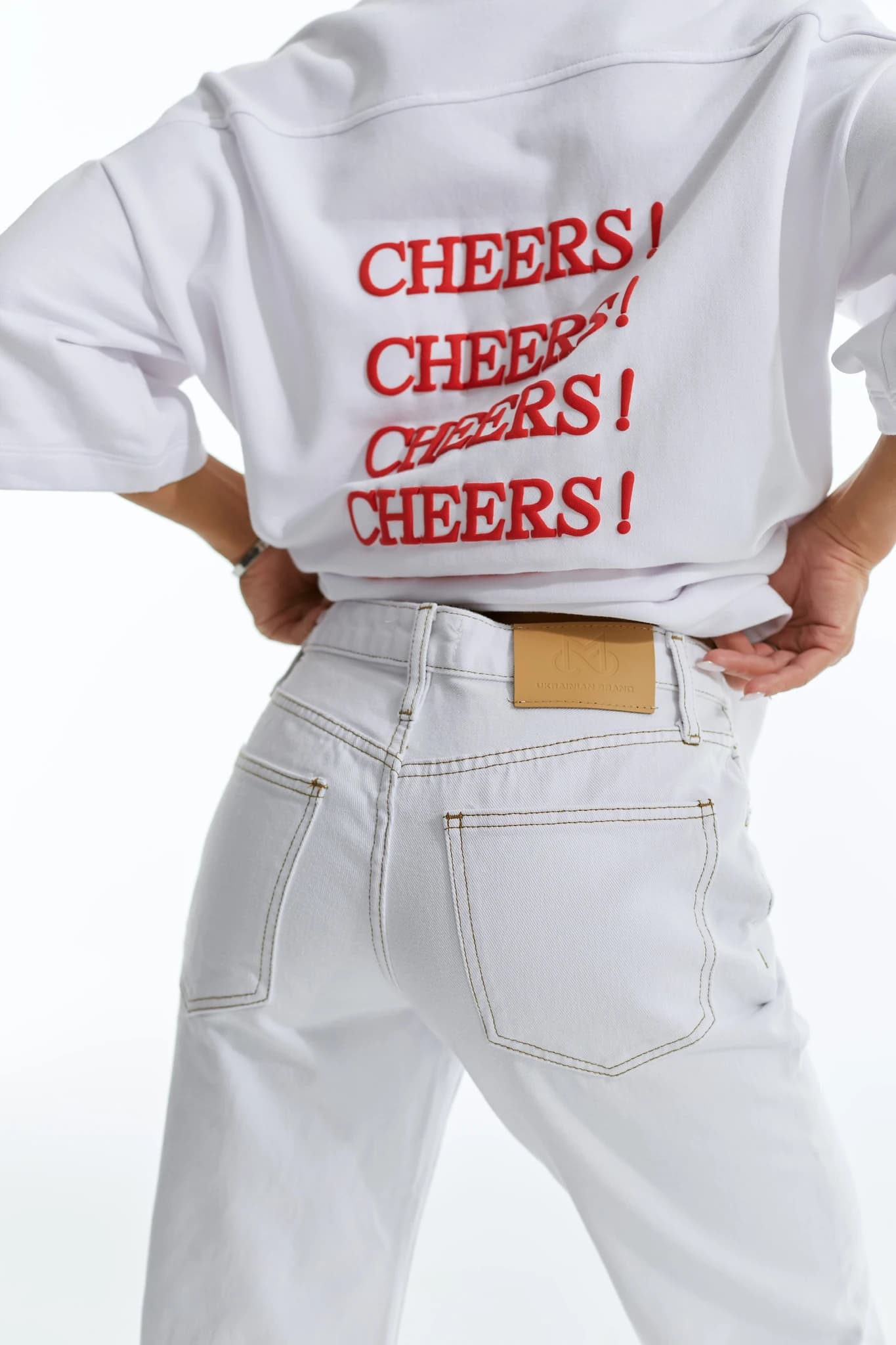 Jeans MS Straight white 1033 5