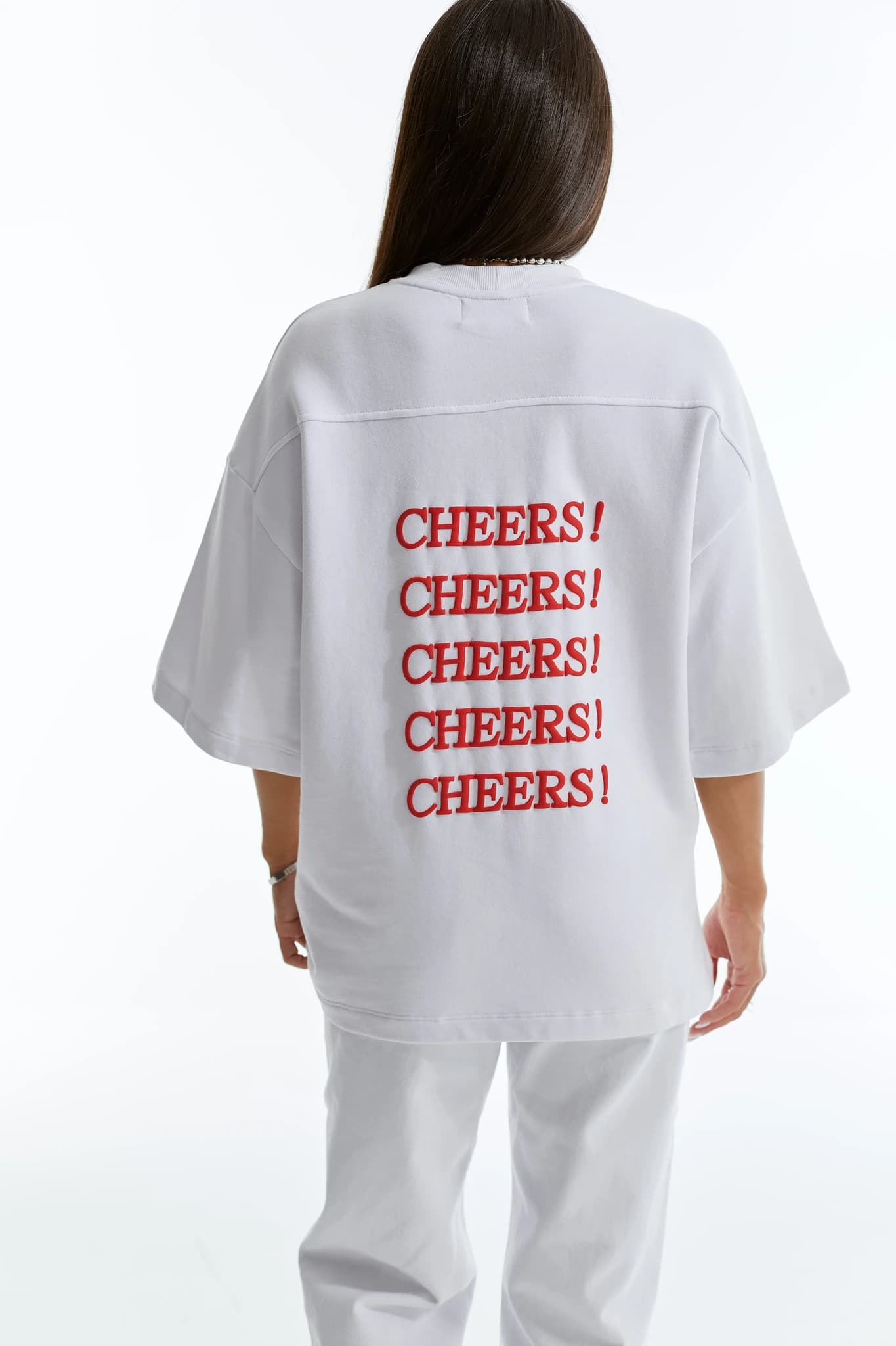 T-shirt MS Cheers white