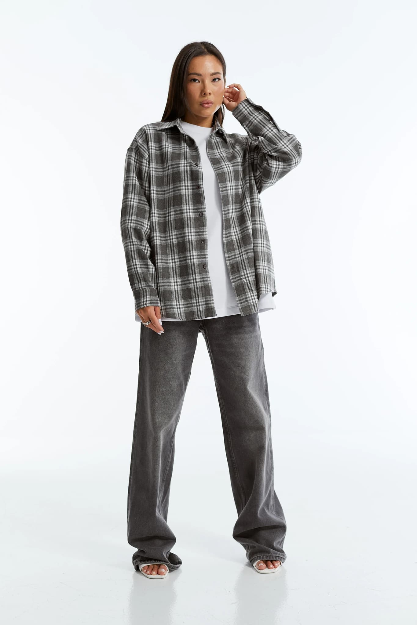Jeans MS Wide Leg dark grey 1030 6