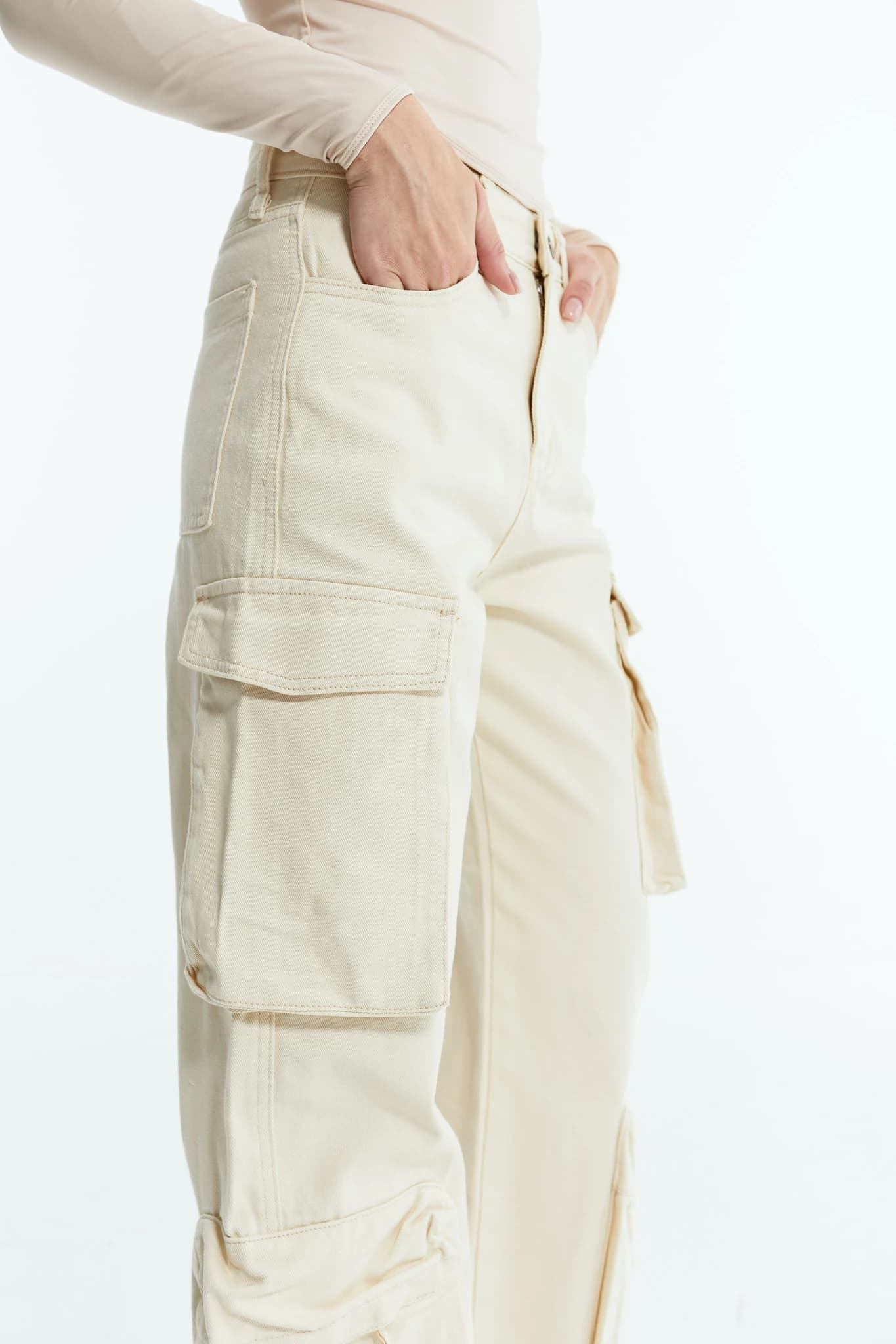 Trousers MS Cargo Universal Milk 5