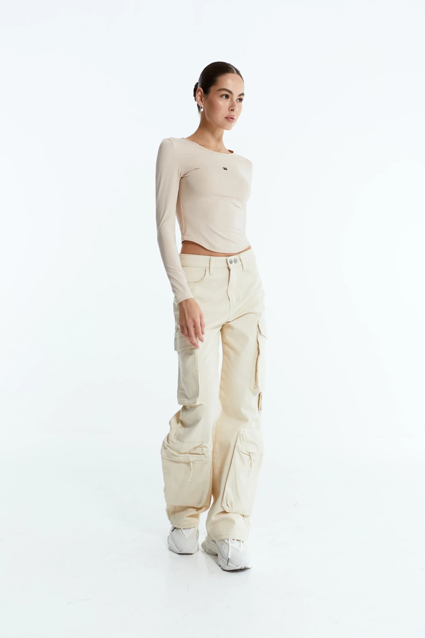 Trousers MS Cargo Universal Milk