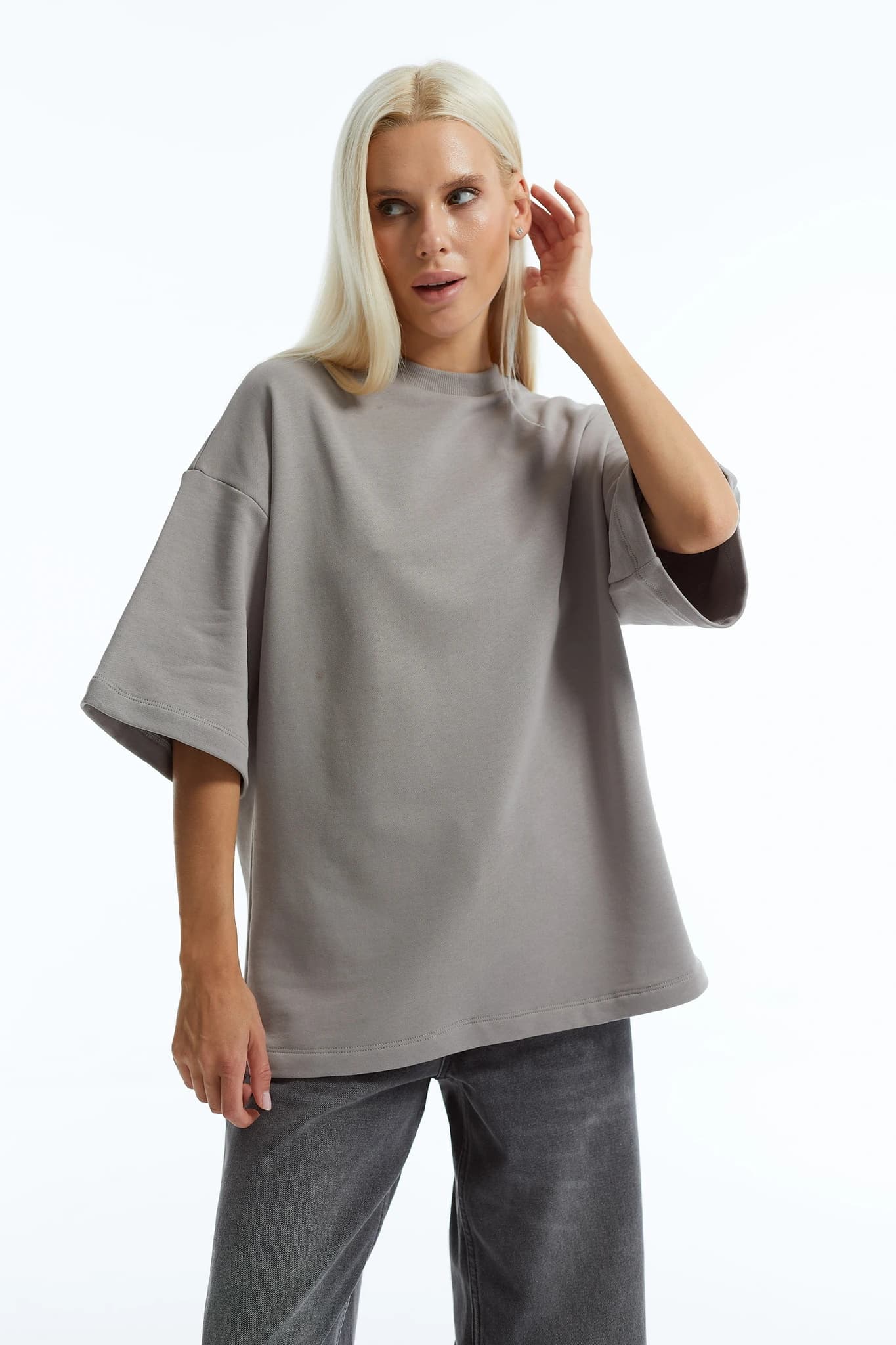 T-shirt MS Cheers deep taupe 3