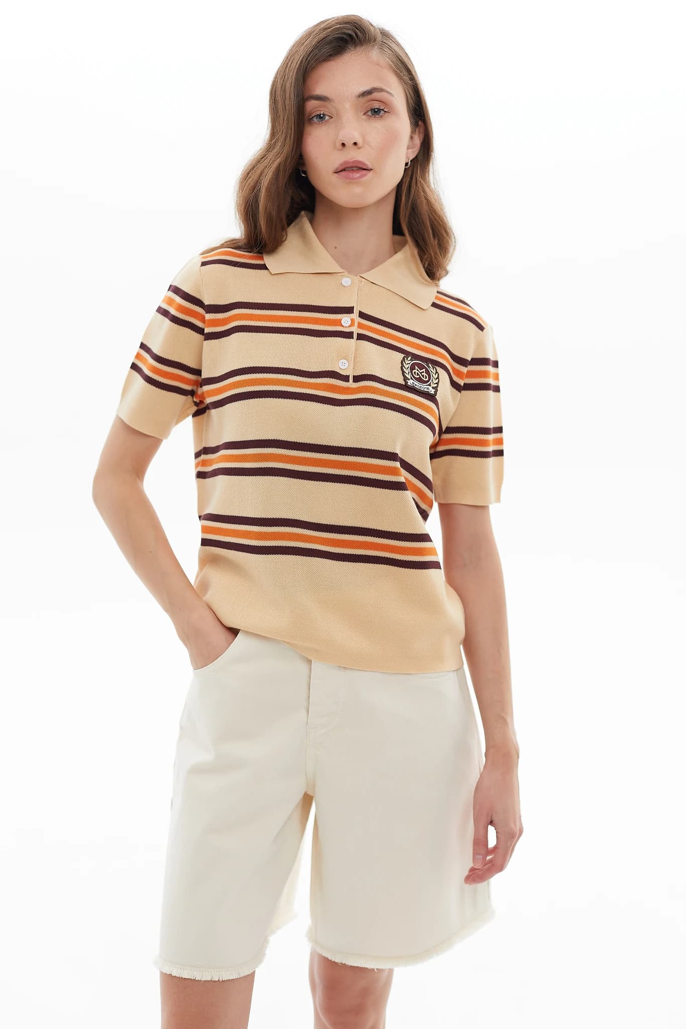 Polo Icon Striped Yellow