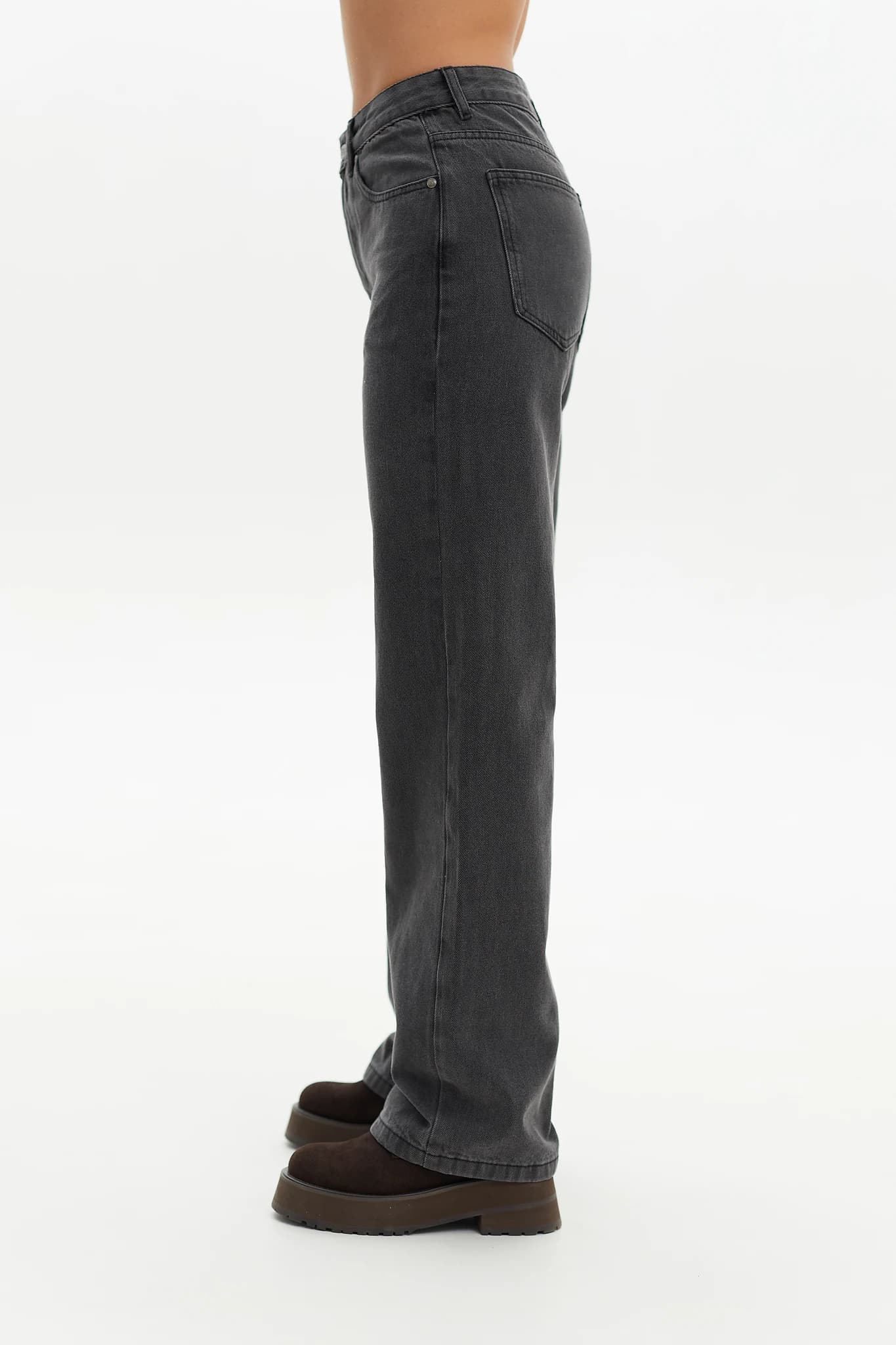 Jeans Prime Straight Dark Grey 3