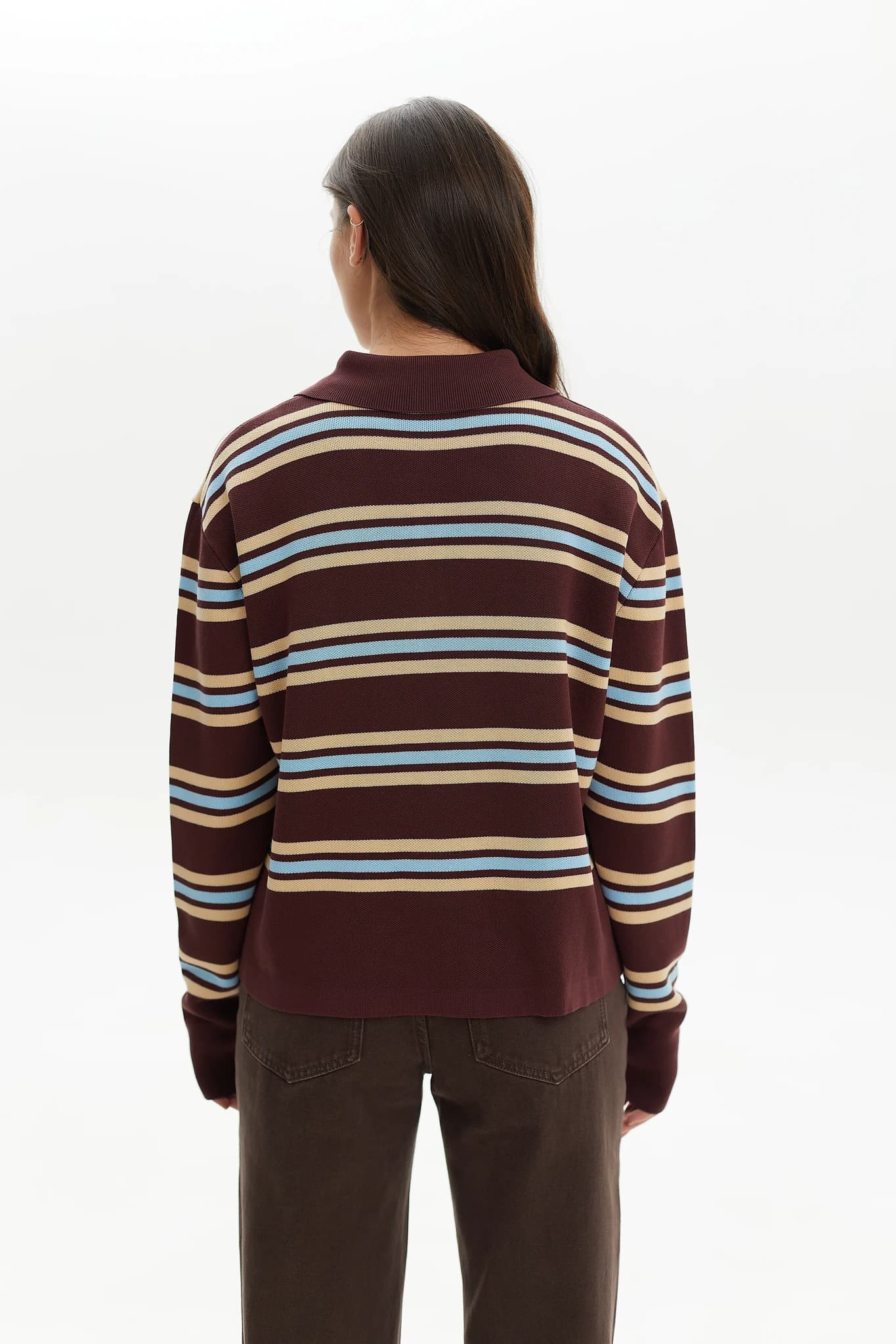 Polo Icon long Burgundi 4