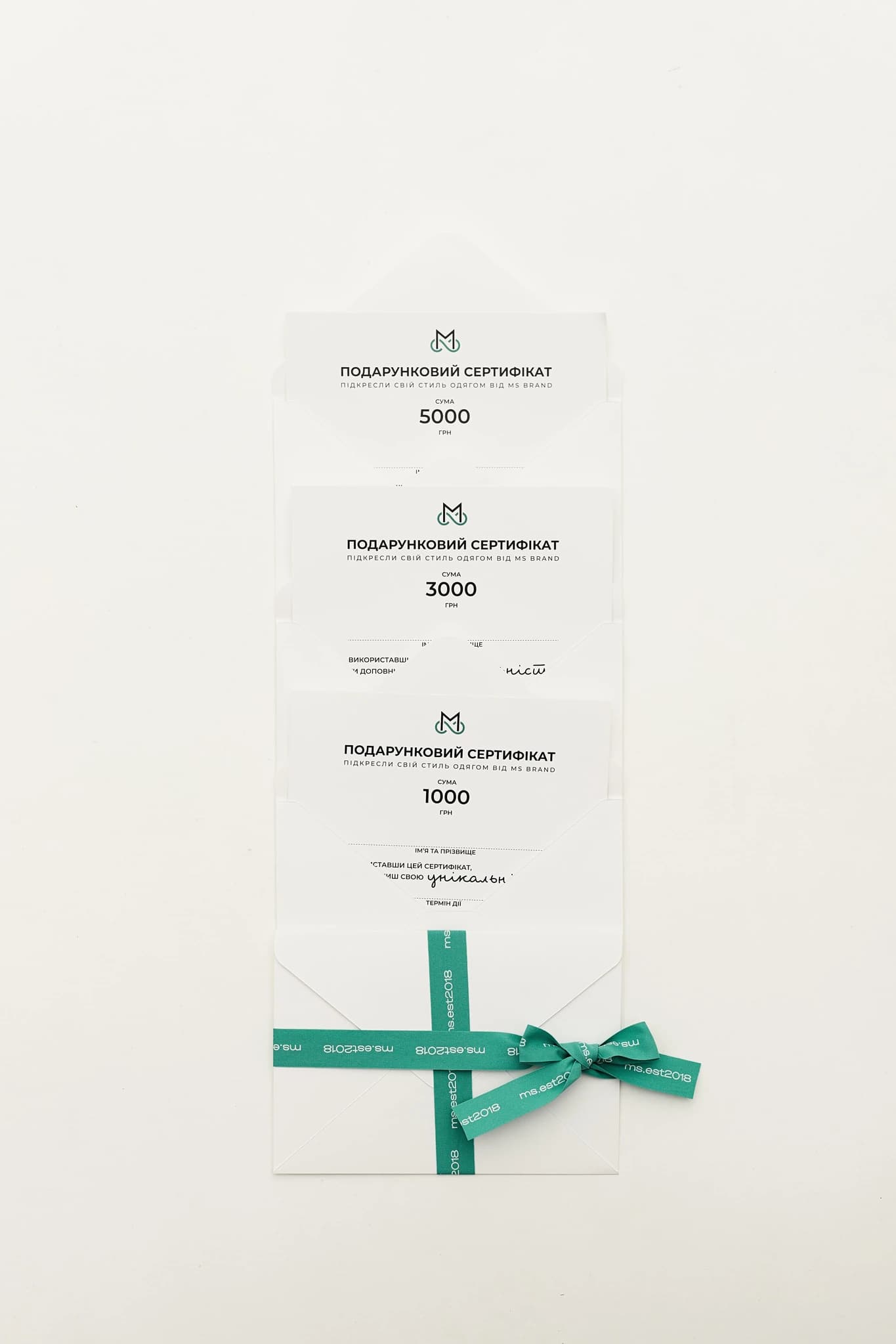 Gavekort Gift card MS 5000