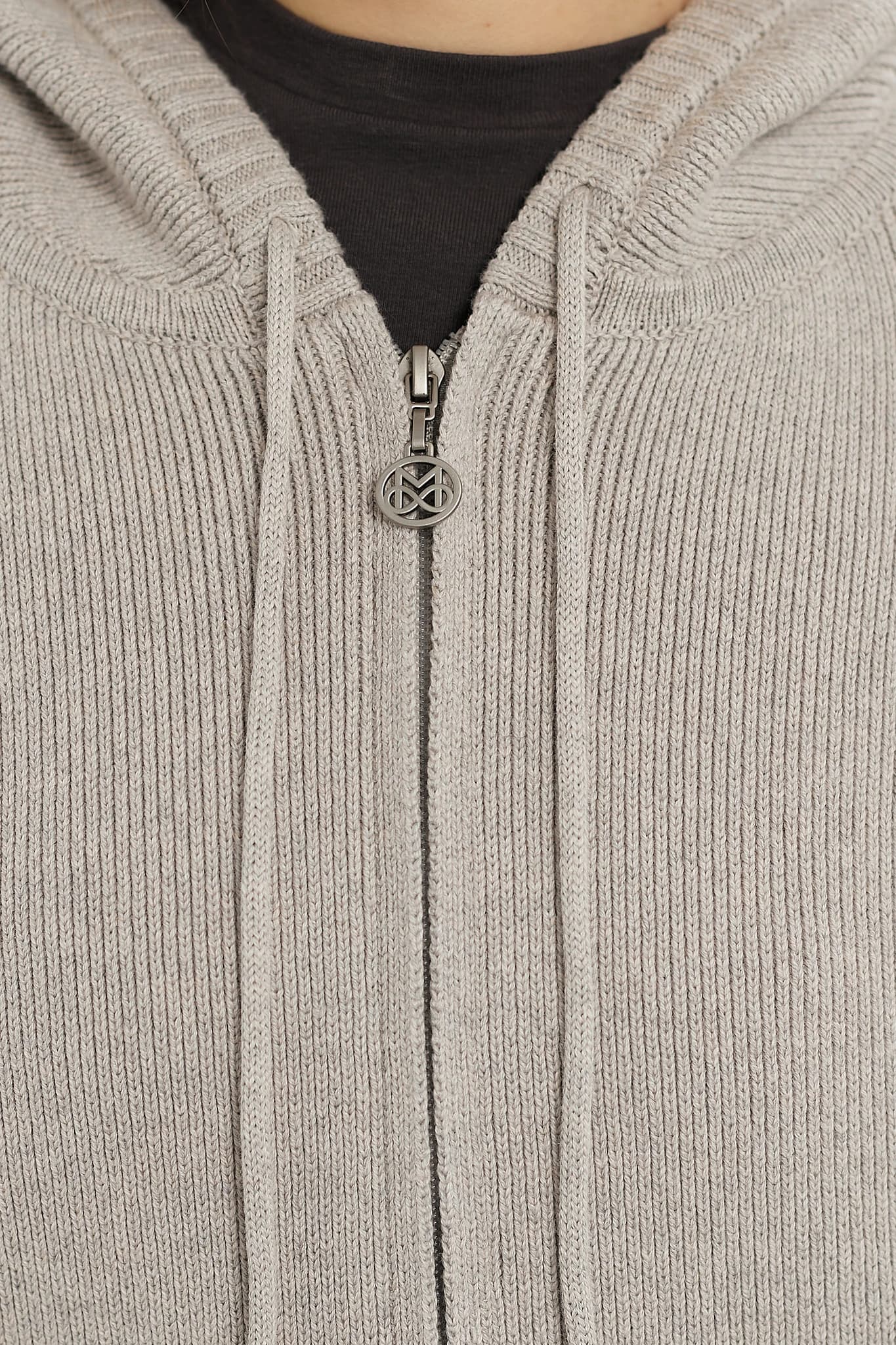 Hoodie Knit Beige 7