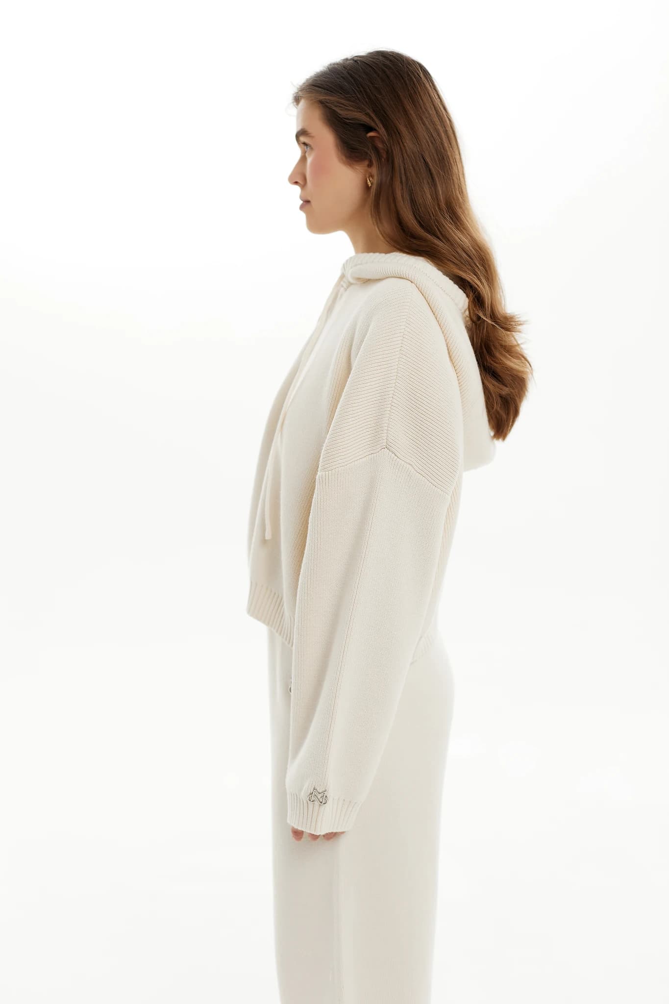 Hoodie Knit Cream 5