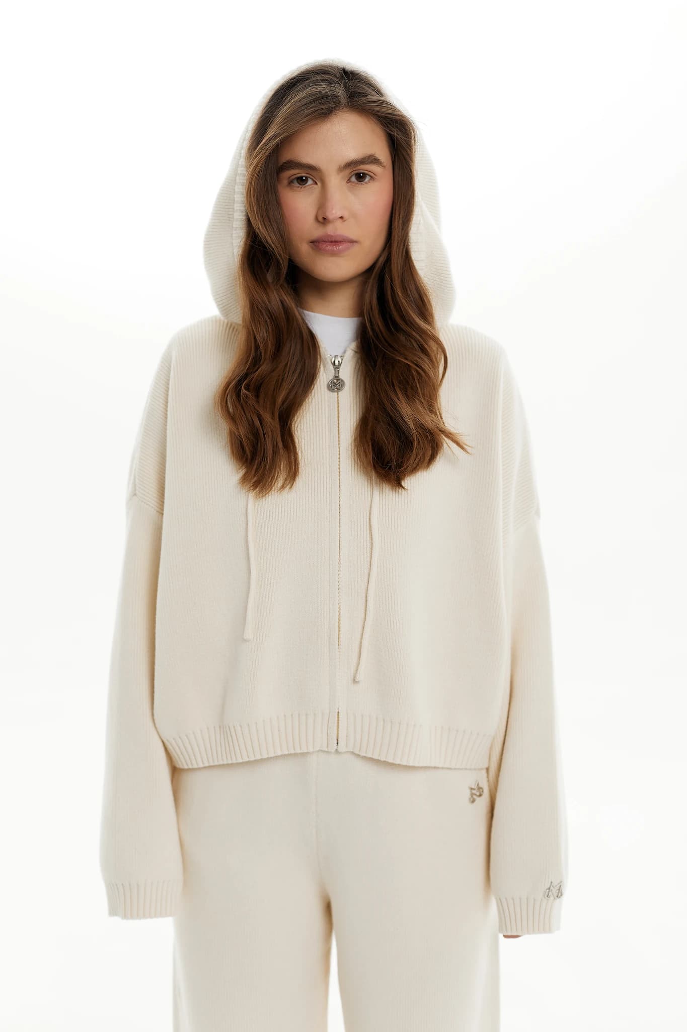 Hoodie Knit Cream 7