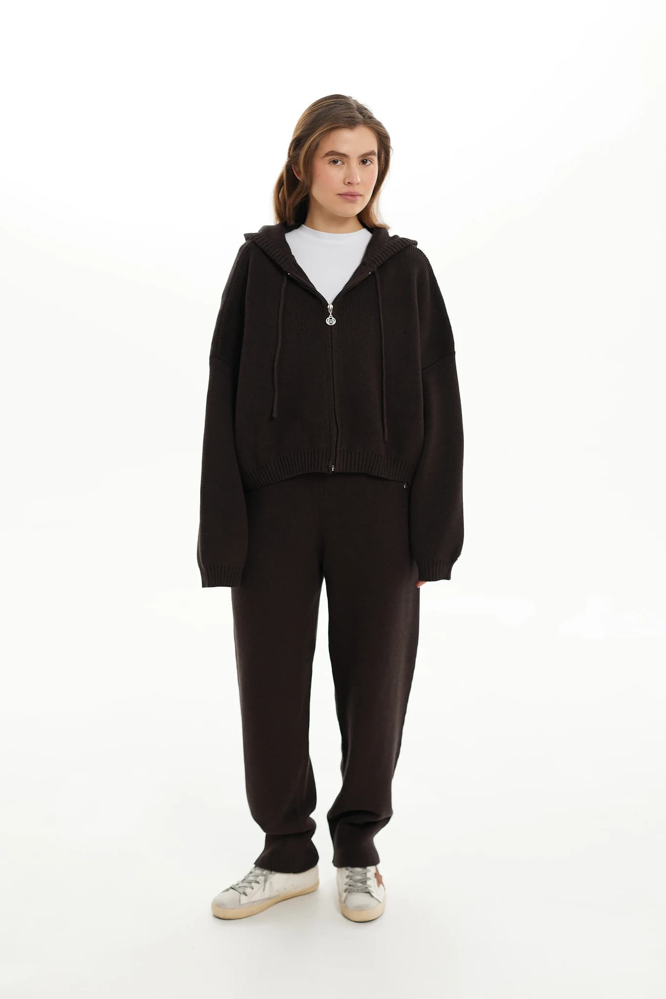 Trousers Knit Brown