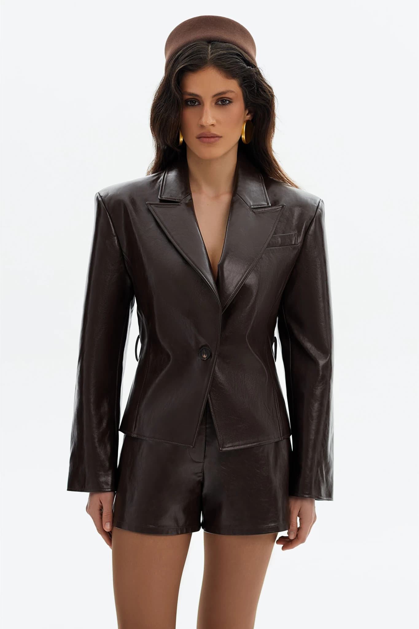 Blazer Leather Brown 6