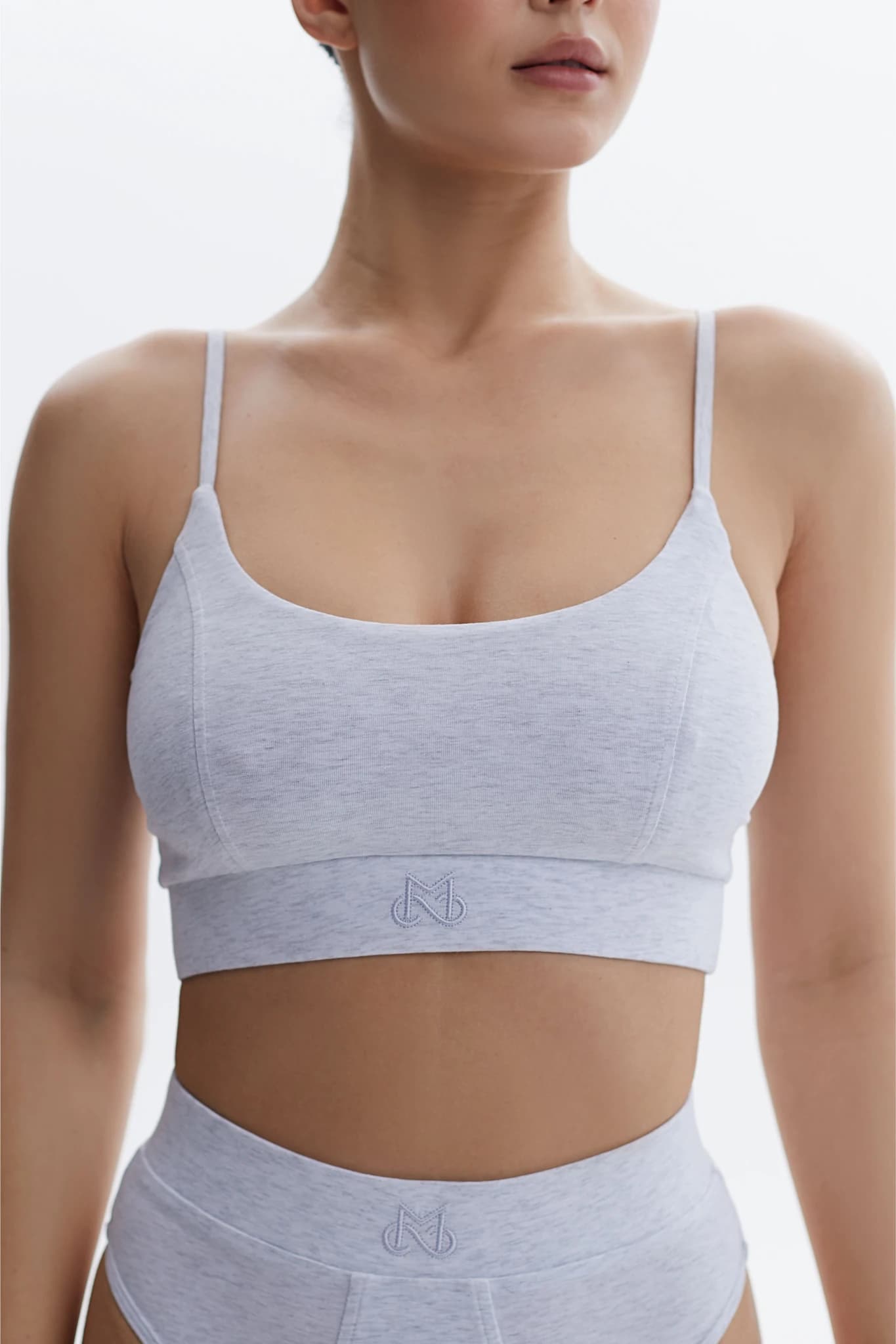 Top Base Grey Melange