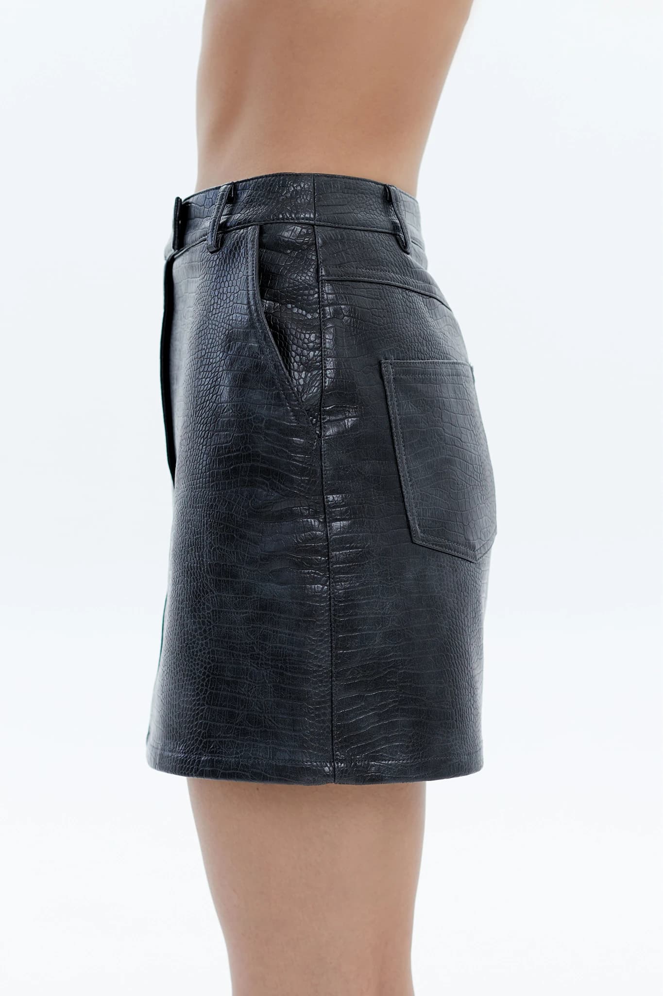 Skirt Tempered Metallic Graphite 4