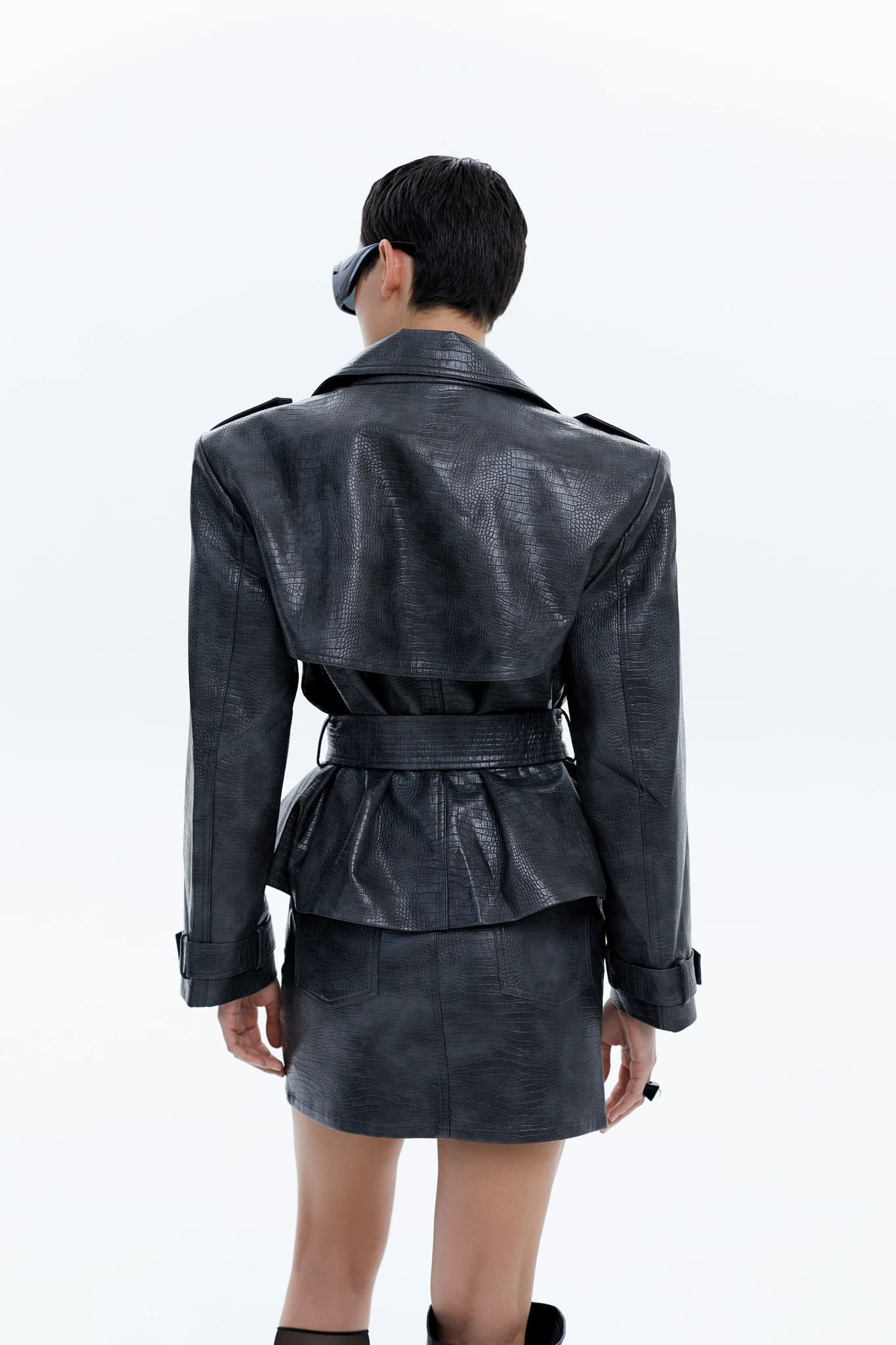 Skirt Tempered Metallic Graphite 3
