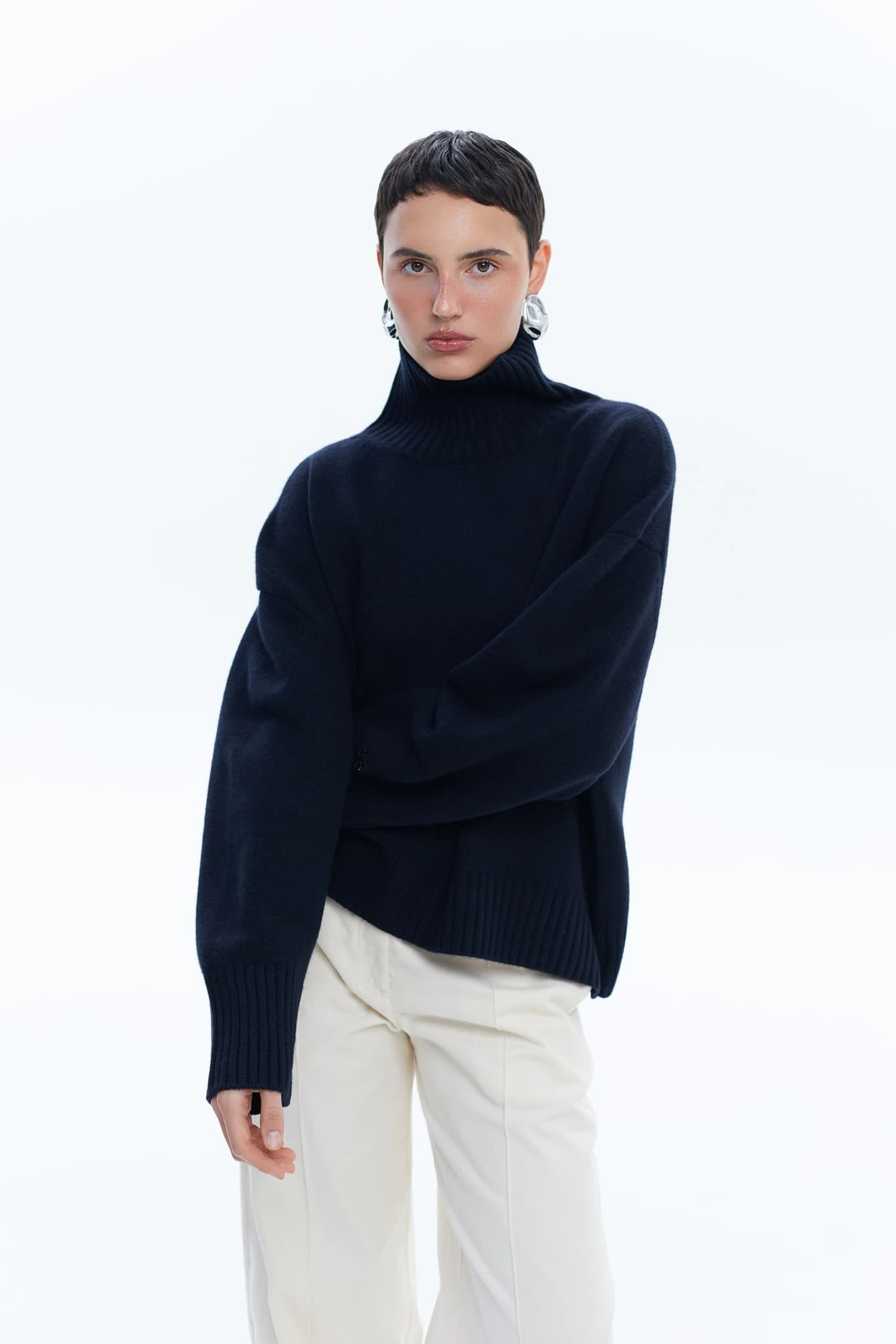 Sweater Core Knit Dark Blue 3