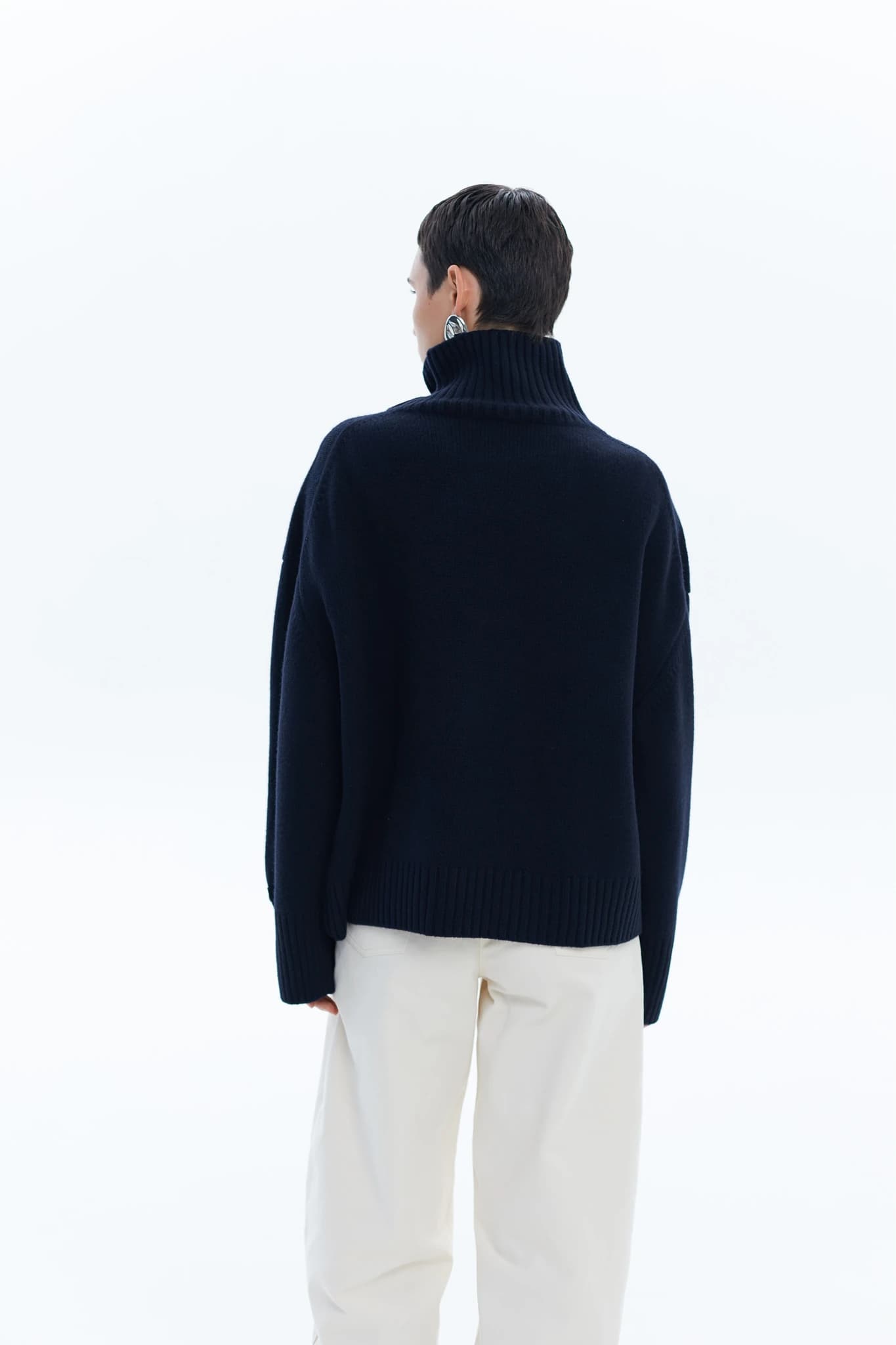 Sweater Core Knit Dark Blue 6
