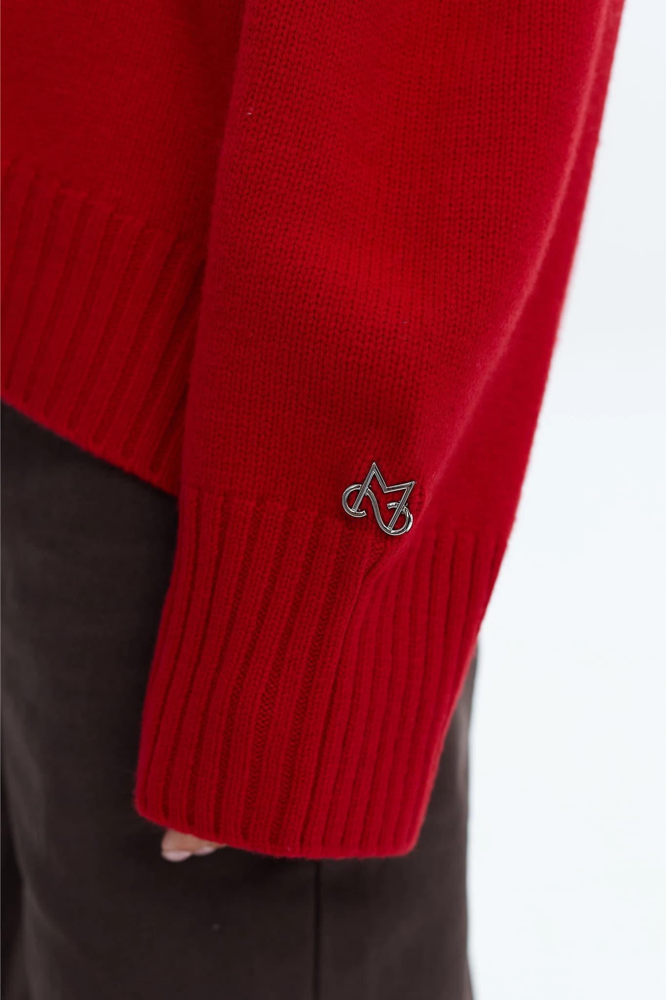 Sweater Core Knit True Red 4
