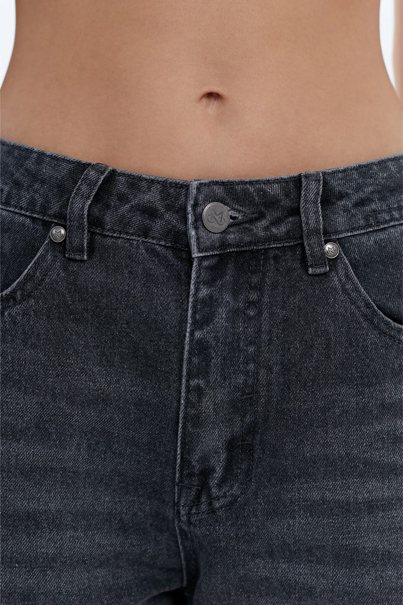 Jeans Wide Leg V2 Ash Black 4