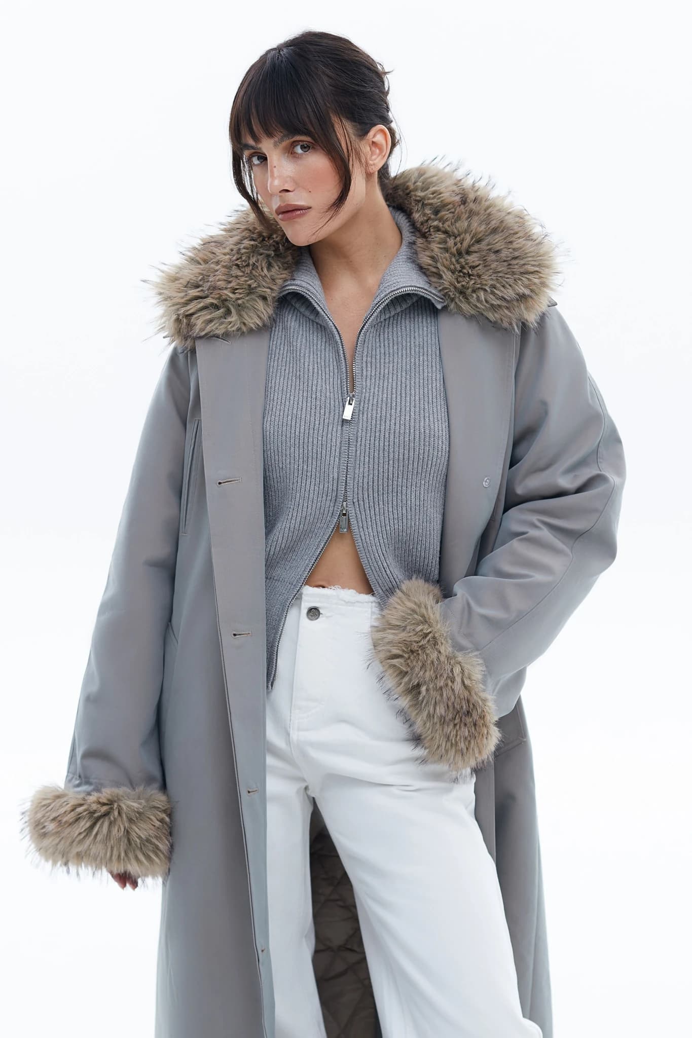 Trench Aura Grey Sage 8