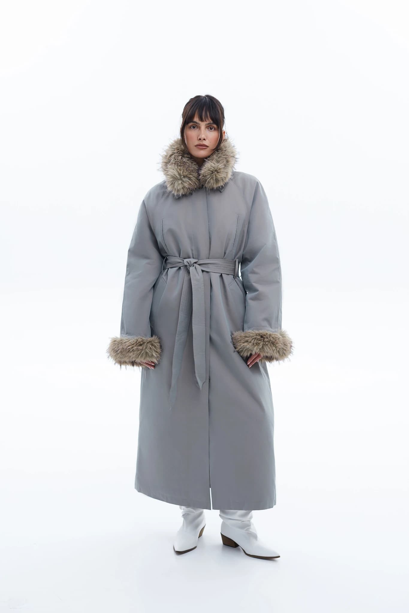 Trench Aura Grey Sage