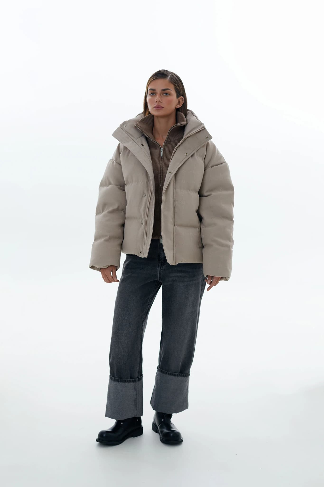 Jacket Logo V3 Light Beige