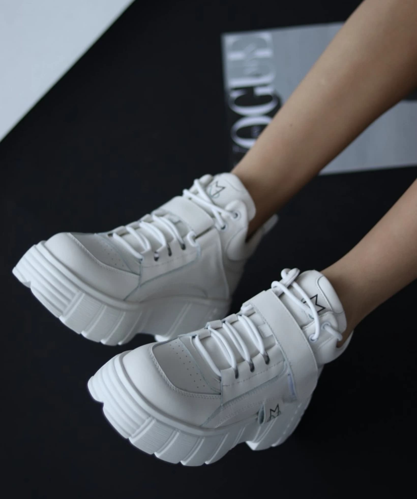 MS Spring Sneakers Full White