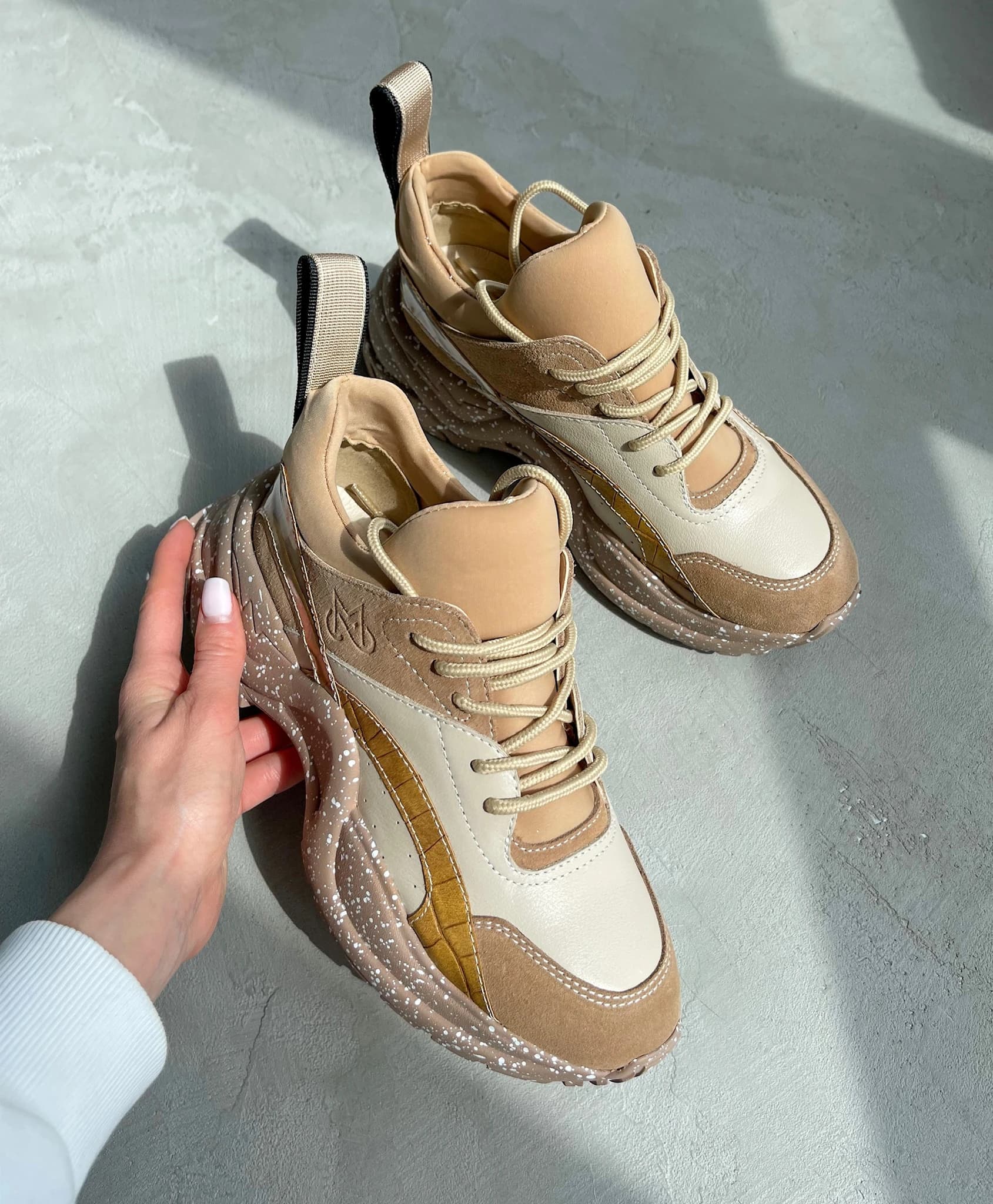 Sneakers MS Brown Beige 3