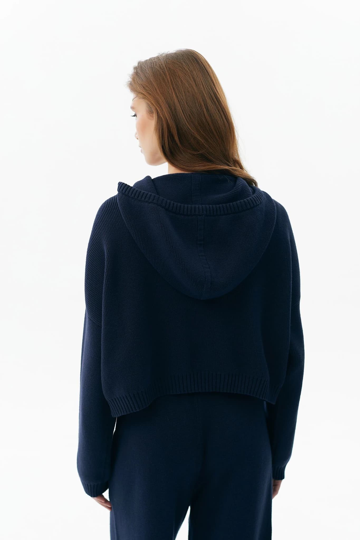 Hoodie Knit Navy 7