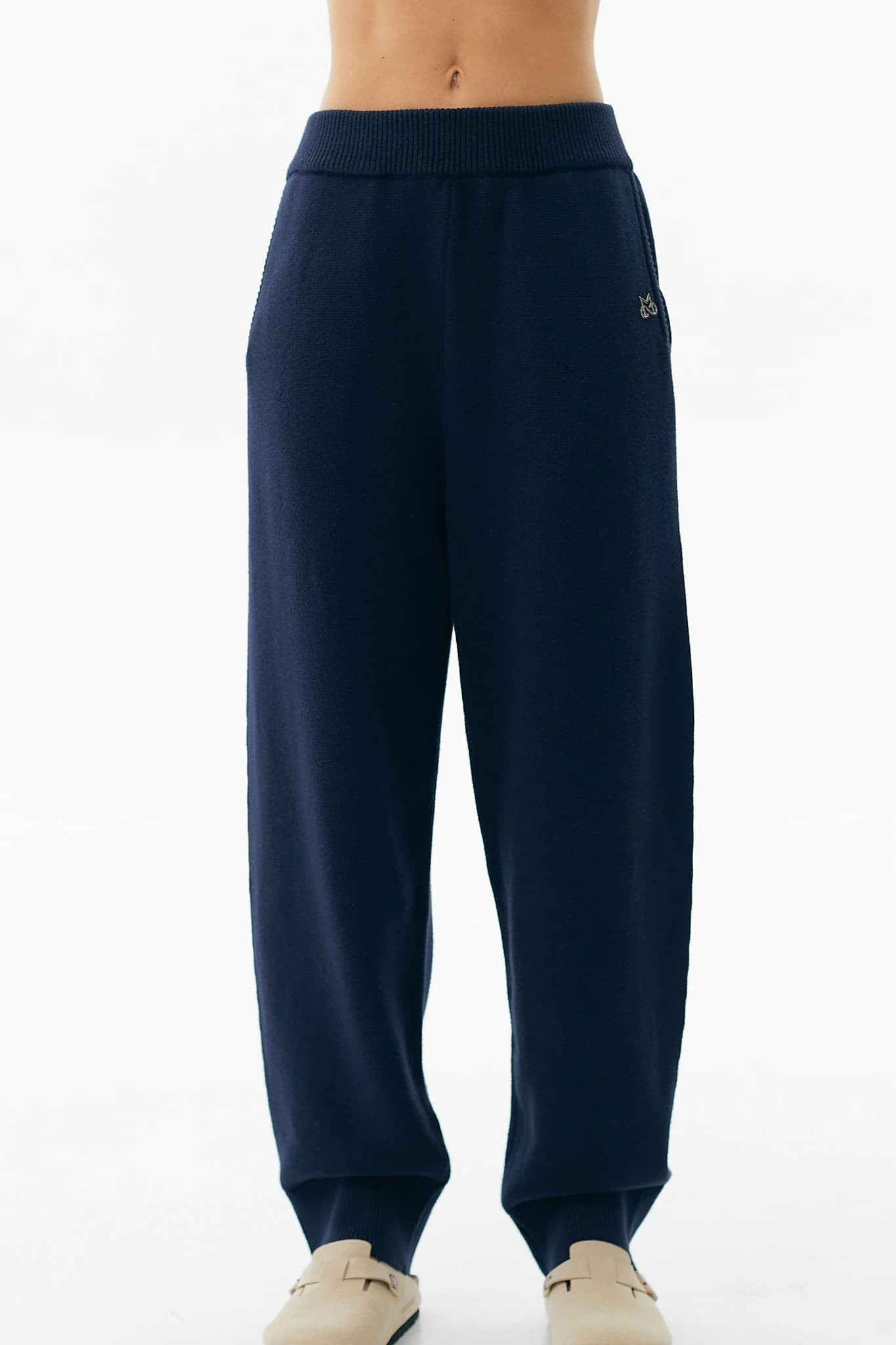 Trousers Knit Navy 3
