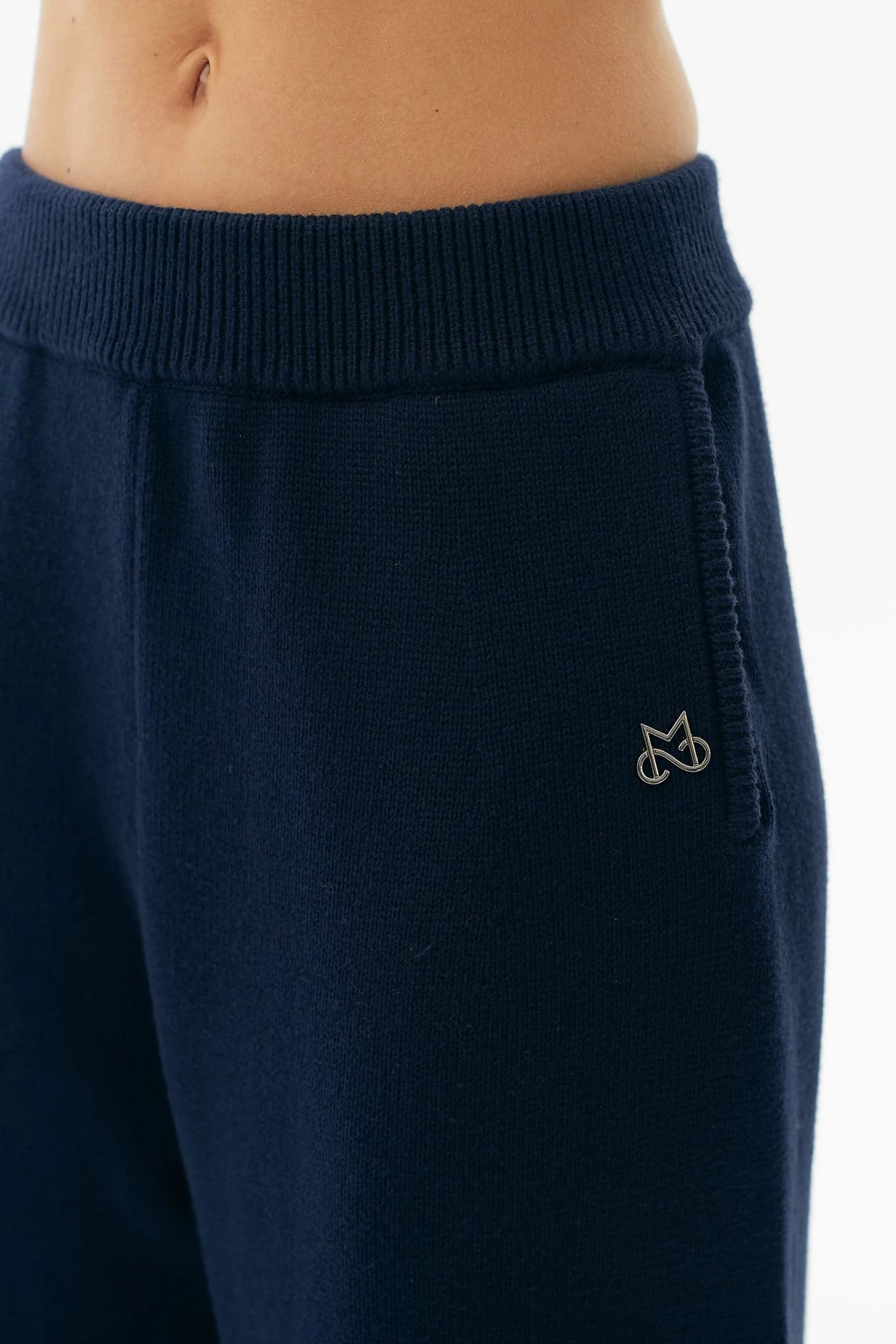 Trousers Knit Navy 2